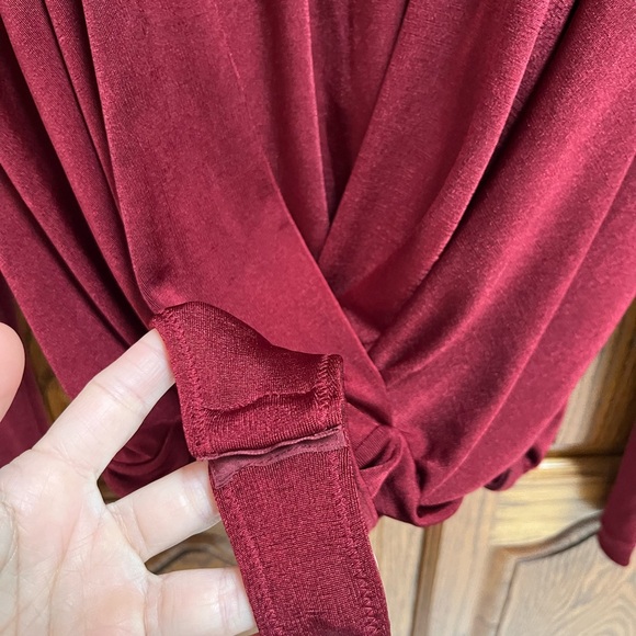 free people Burgundy body suit - Picture 4 of 8